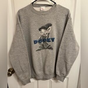 Vintage Disney Store Women’s size Medium Snow White ‘Dopey’ Crewneck Sweatshirt